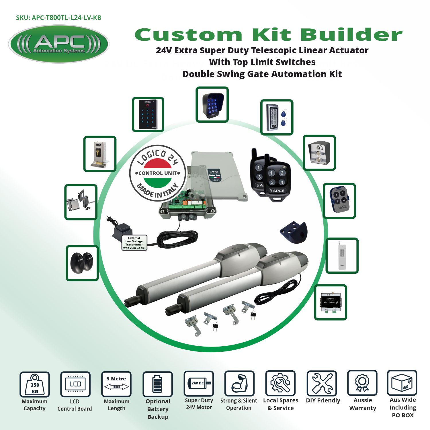 Double Swing Gates Automation Systems